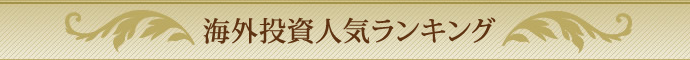 海外投資人気ランキング