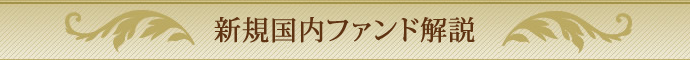 新規国内ファンド解説